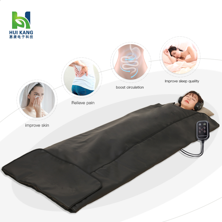 Infrared Sauna Blanket Portable - Draagbare infrarood lichttherapie deken voor spierpijnverlichting,