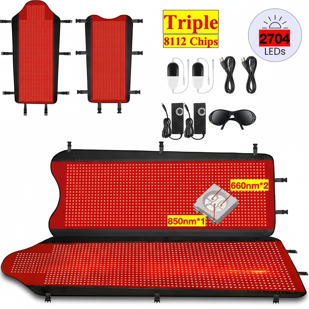 Red Light Therapy Mat Full Body - Rode Lichttherapie Mat, Volledige Lichaams Infraroodtherapie