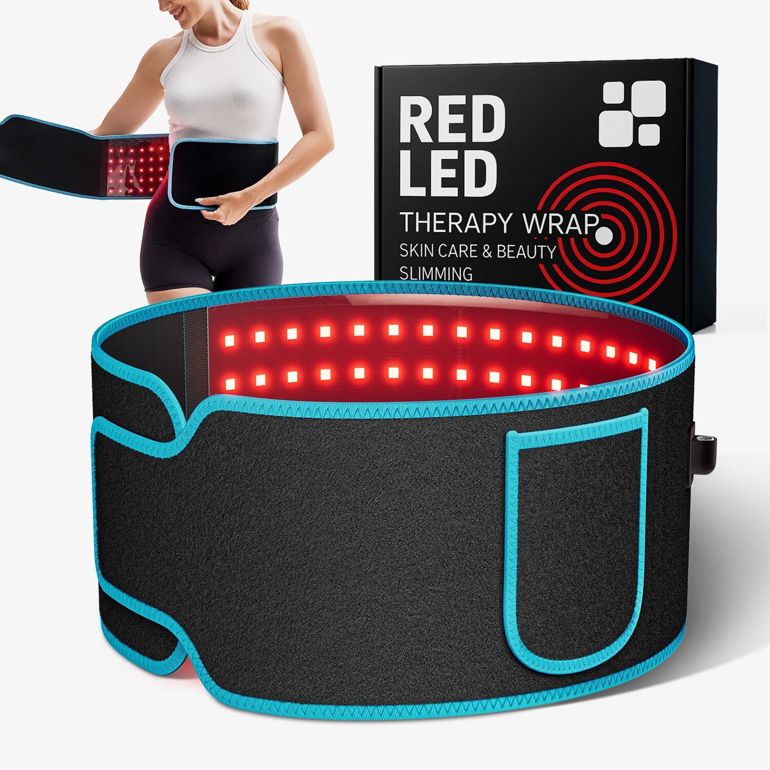 Red Light Therapy Belt - Rode & Infrarood Lichttherapie Band 850nm