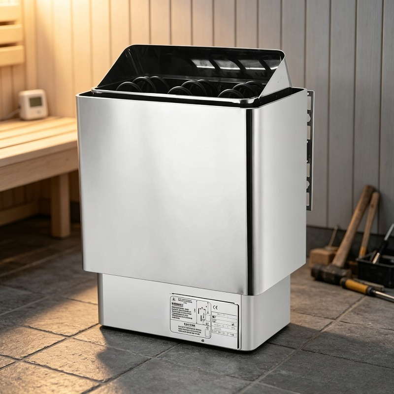 Sauna Heater 6Kw Electric - 6KW digitale thermostaat saunaherverwarmer droge/natte stoom