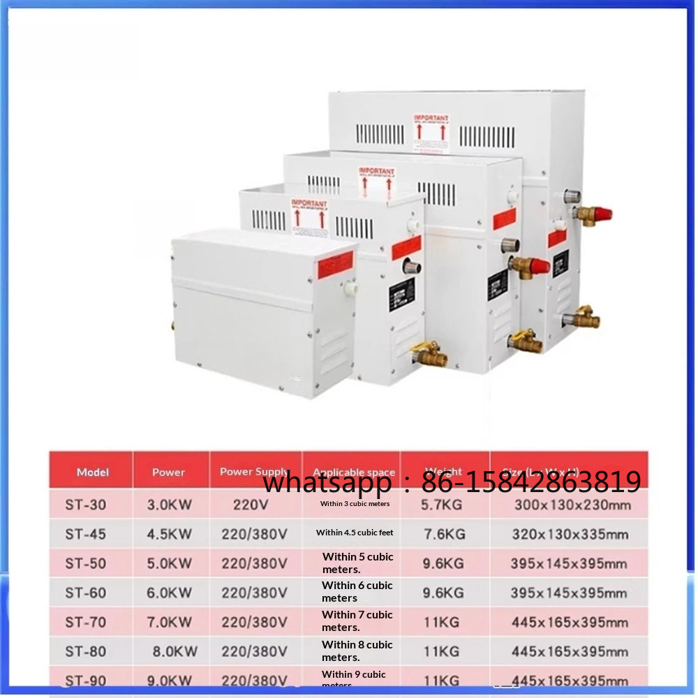 Steam Sauna Generator 9Kw - 3-9KW Stoomgenerator 220 V/380 V Thuis