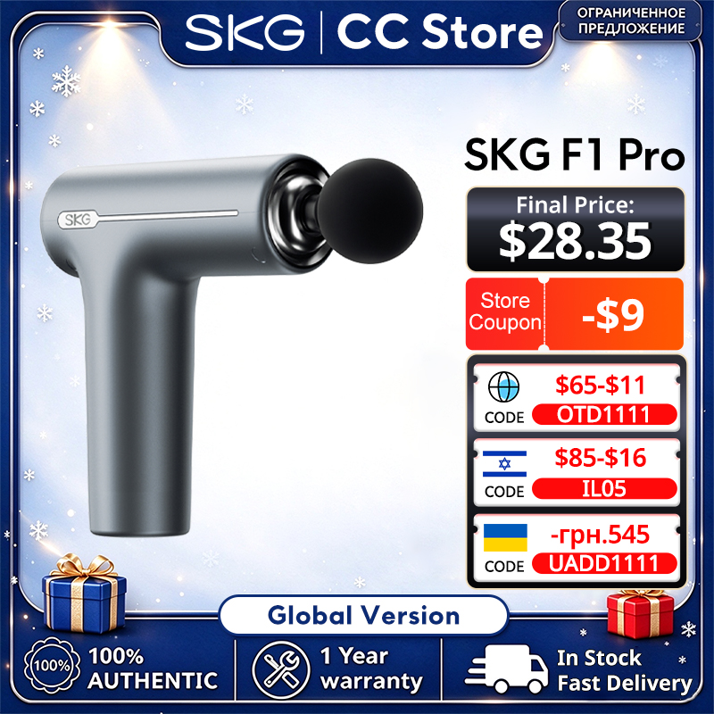 Massage Gun Percussion Deep Tissue - SKG F1 Pro Mini Diepteweefselmassagepistool Laag