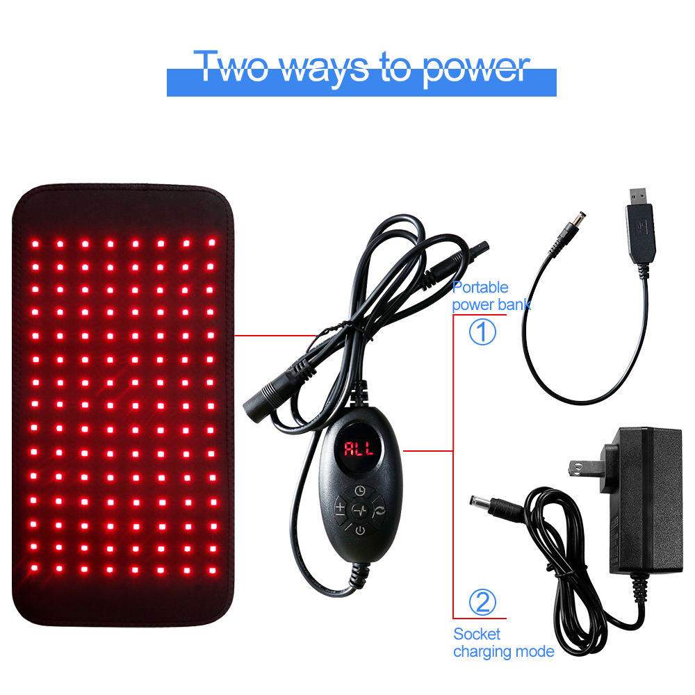 Red Light Therapy Belt - Professionele 120 LED rode lichtband voor