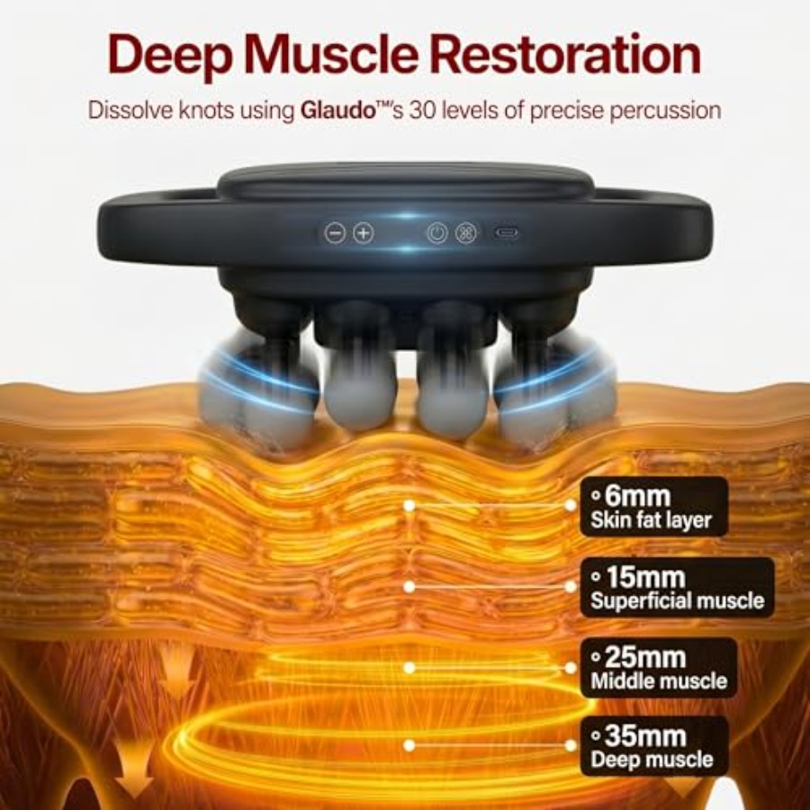 20-kops massagepistool voor di - Massage Gun Percussion Deep Tissue recensie en prijs