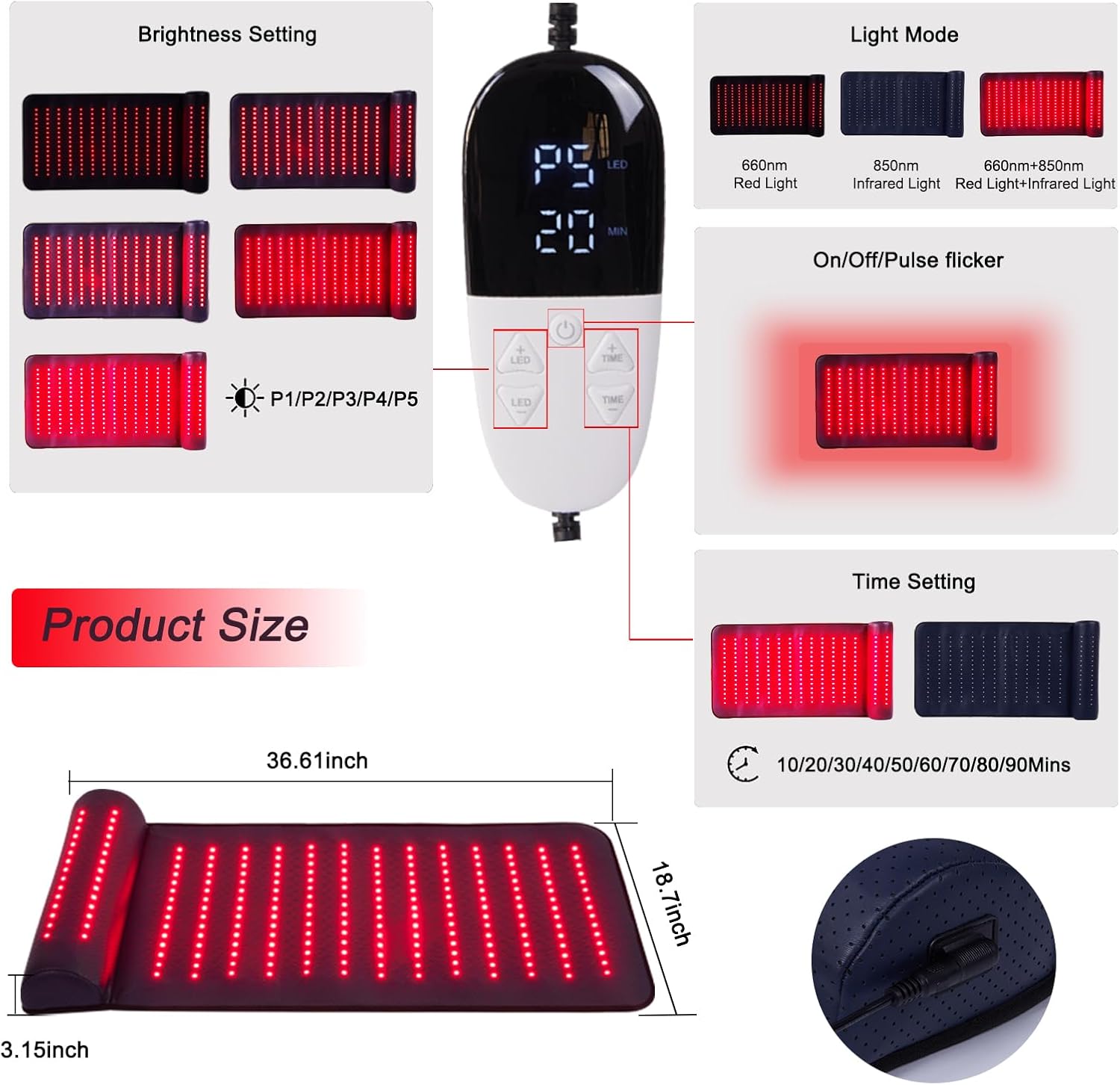 Roodlichttherapiemat met ver-i - Red Light Therapy Mat Full Body recensie en prijs