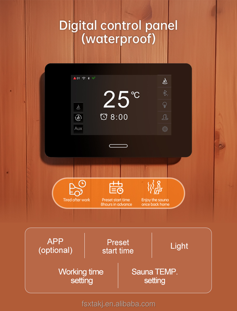 Fabrieks-OEM ODM WiFi-applicat - Sauna Heater 6Kw Electric recensie en prijs