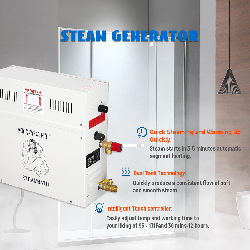 9KW Luxe Stoomgenerator Douche - Steam Sauna Generator 9Kw recensie en prijs
