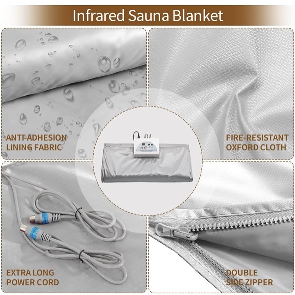 Sauna-deken met dubbele bedien - Infrared Sauna Blanket Portable recensie en prijs